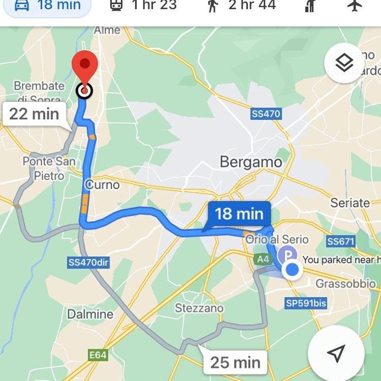 Villetta Rossini Appartamento Da Condividere Con Me Luciano Servizio Ospiti Taxi Driver Navetta No Wifi 2 Camera Da Letto Per 5 Persone Valbrembo Exterior foto